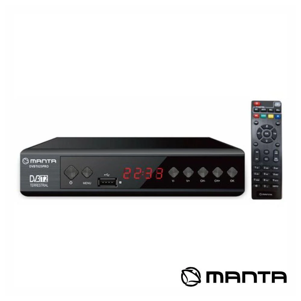 Receptor Tdt Full Hd 1080p Dvb-T2 Manta