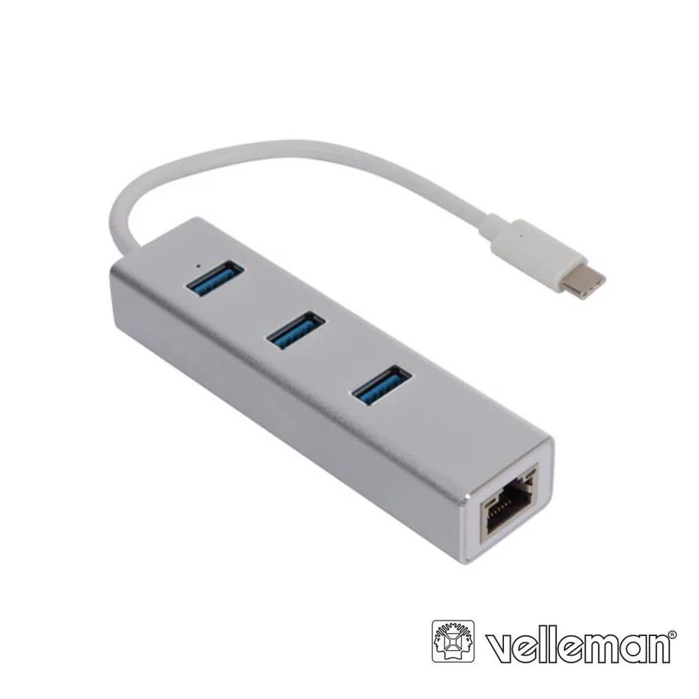 Adaptador Usb 3.1 Tipo C - 3 Portas Usb