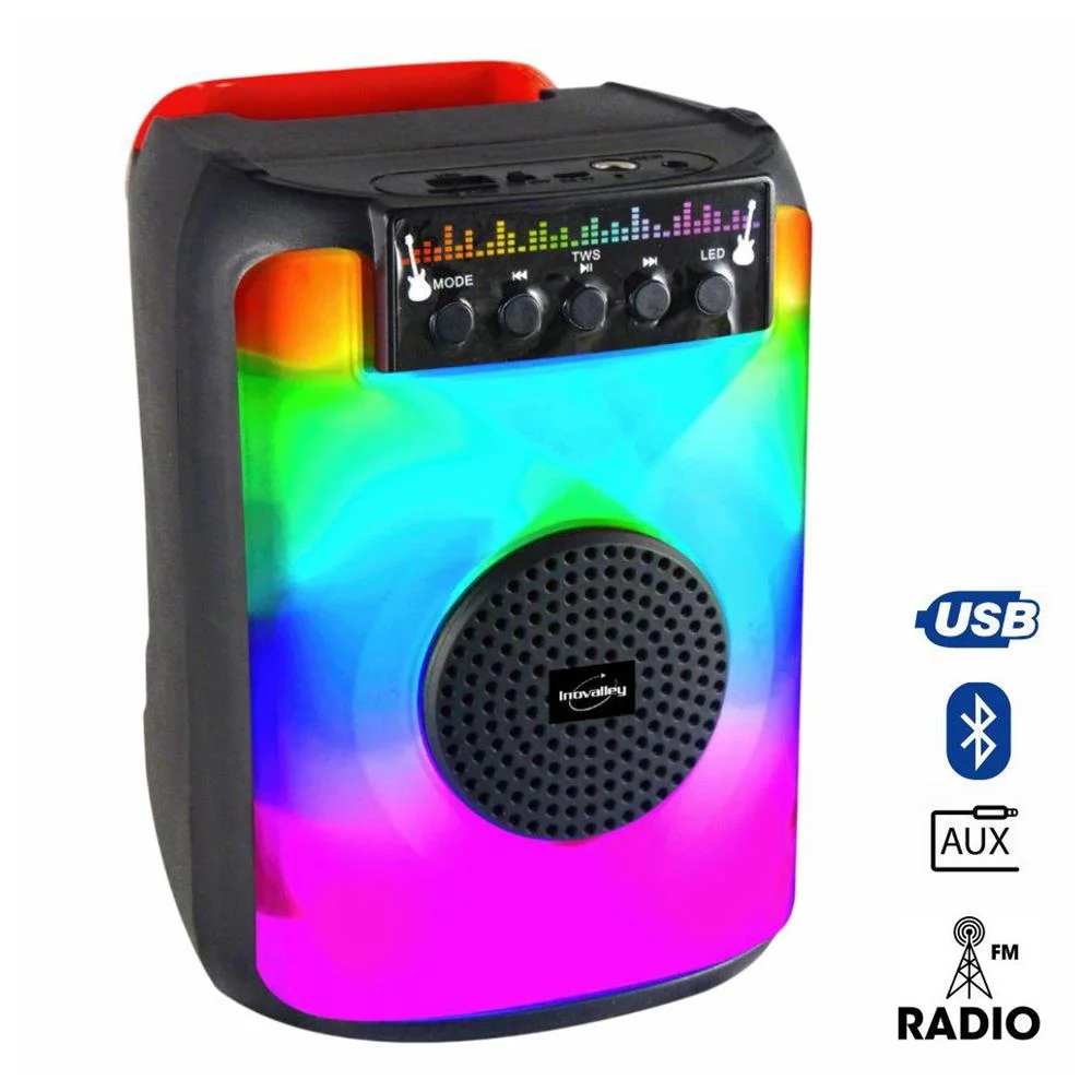 Altifalante Bluetooth Port&aacute;til Inovalley Fire01 4.