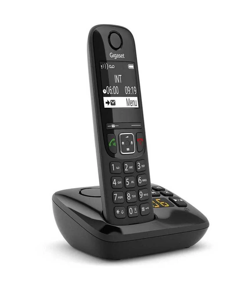 Telefone Digital S/ Fios Rede Fixa As690a Preto - Gigaset