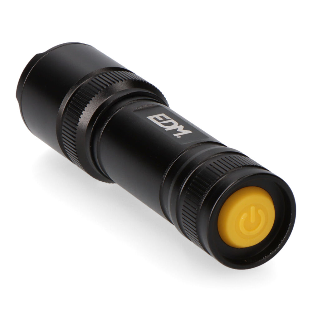Lanterna Led T&aacute;tica 3W 6000K 150Lm Preto
