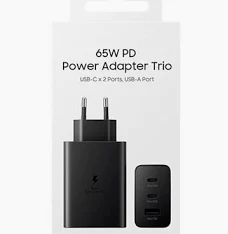 Carregador + Cabo Usb Tipo C - 65W - Preto - Compat&iacute;vel