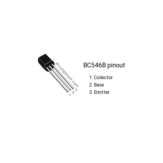Transistor Si-N 80v 0.2a 0.5w 300mhz Bc546b