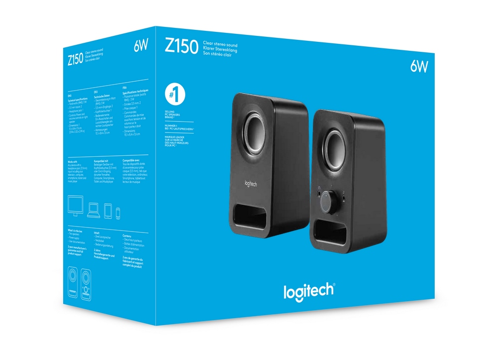 Logitech Speaker Z150 Black Retail