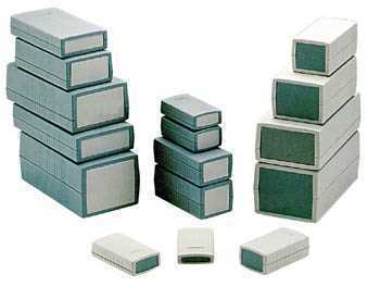 Caja de Plástico - Gris Oscuro - 90 X 50 X 32 Mm