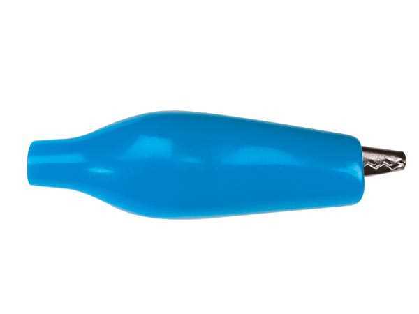 Pinza de Cocodrilo Con Funda 27mm - Azul