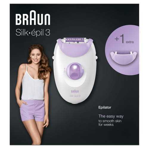 Braun Silk-Épil 3 3170 20 Tweezers White  Violet