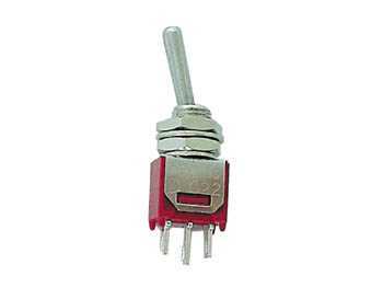 Vertical Subminiature Toggle Switch Spdt On-On - Pcb Type No Thread