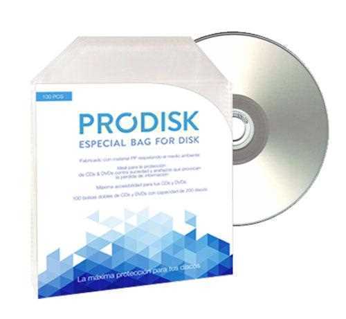 Sobres Plastico Cd Dvd (Pack 100unds) Prodisk
