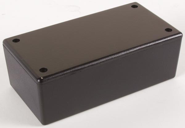 Caja de Plástico - Negra 130 X 70 X 45mm