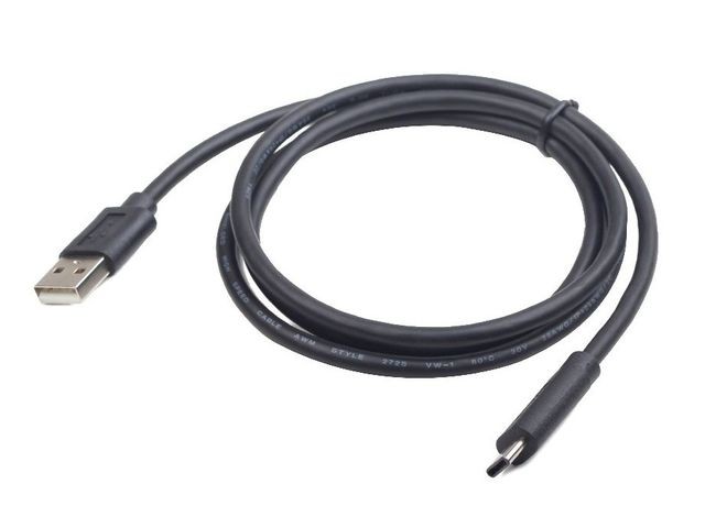 Gembird Usb-A/Usb-C  1m Usb Cable Usb 2.0 Usb a Usb C Black