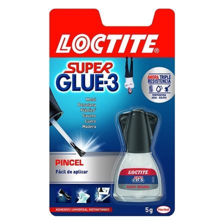 Cola Super Glue 3 Loctite Pincel (5 Gr)