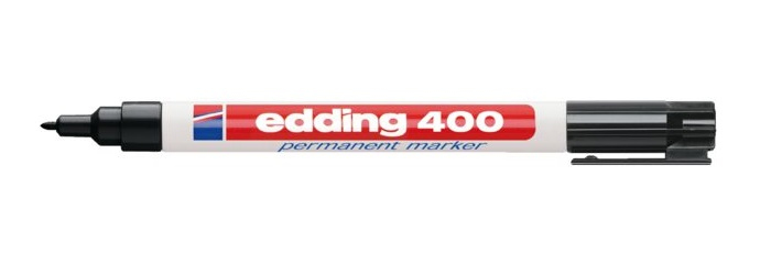 Marcador Permanente Preto - Edding 400