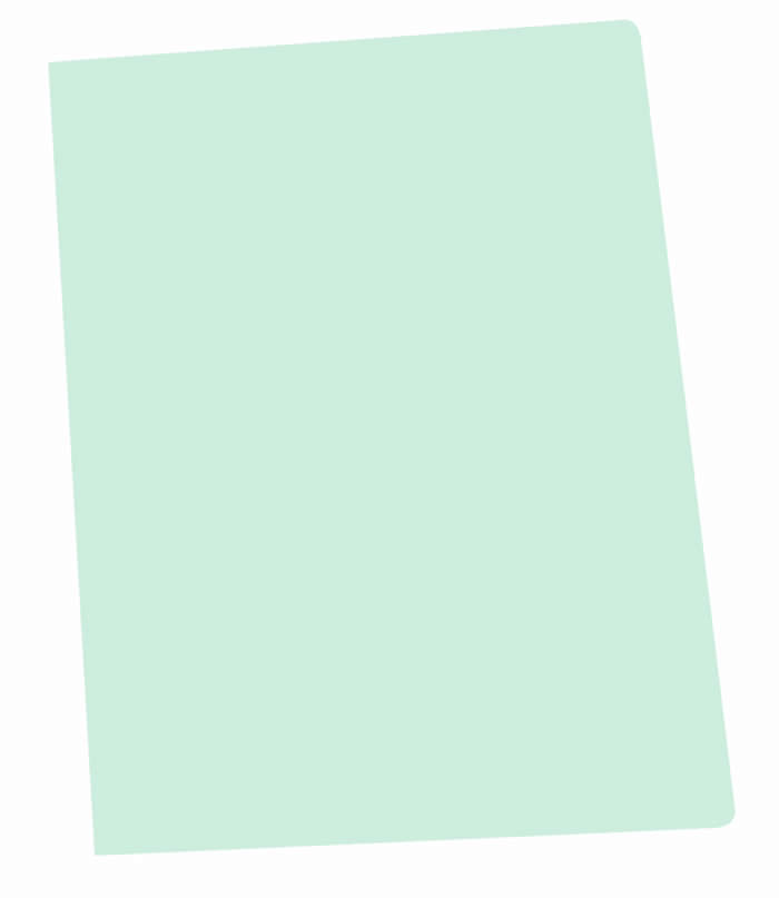 Single Pastel Subfolder 180 Grs Green Color Folio.