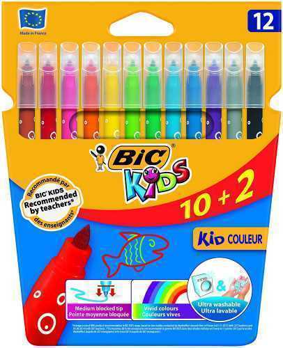 Bickids 10+2 Ultrawashable Couleur Markers Box 920
