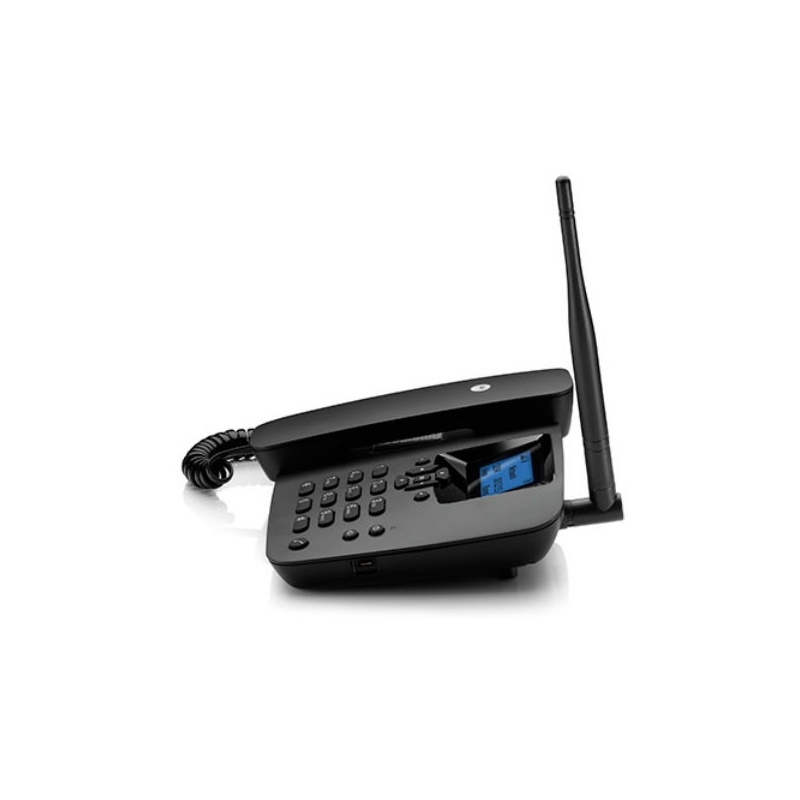 Teléfono Con Cable Digital Motorola Fw200l Negro