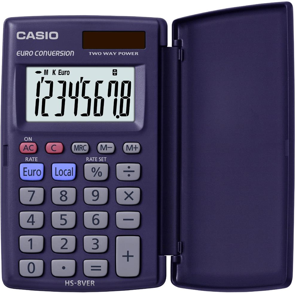 Calculadora Casio de Bolso (10 X 62,5 X 104 Mm)