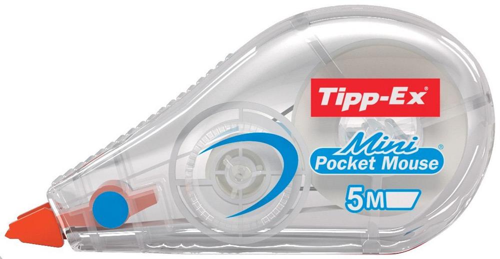Cinta Correctora Mini Pocket Mouse Dimensiones Cinta 5mmx6m. Tippex 932564