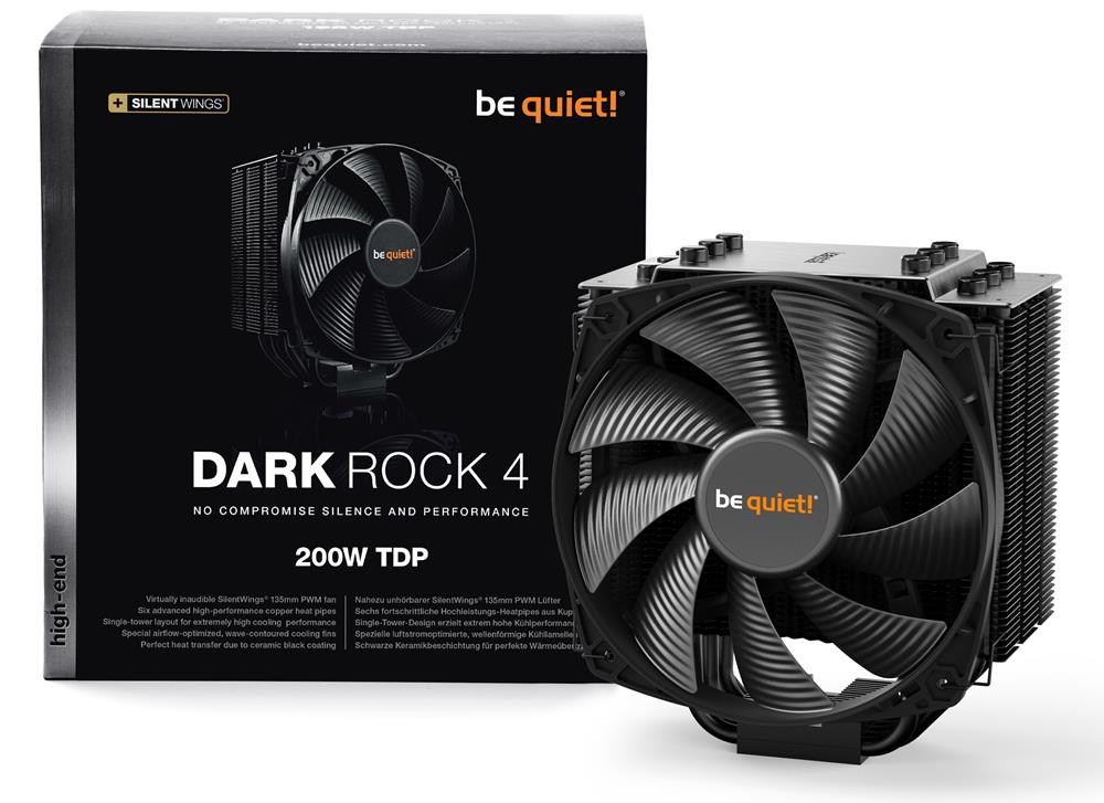 Cooler CPU Dark Rock 4 - Be Quiet!