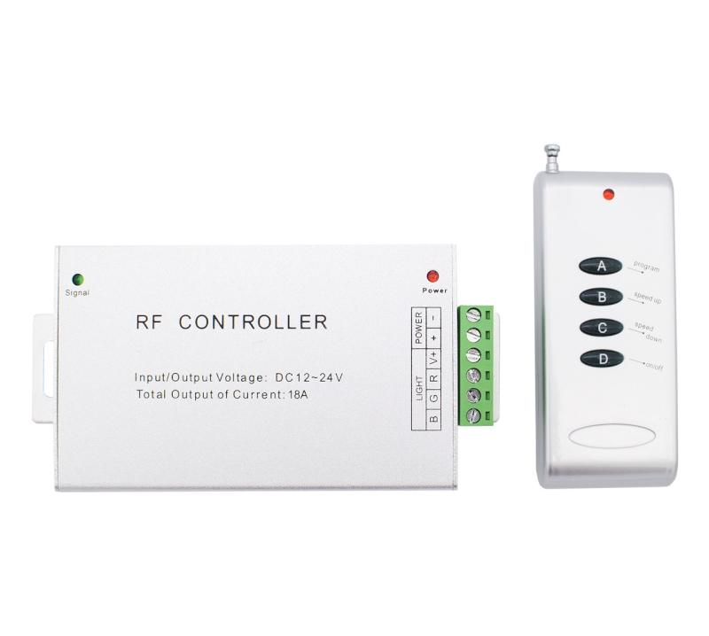 Controlador RGB C/Comando RF 12V/216W 24V/432W-Max