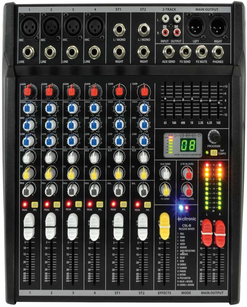 Csl-8 Mixing Console 8 Input