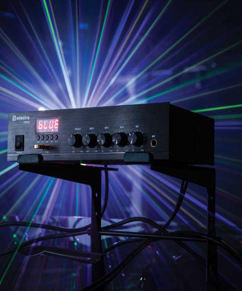 Dm40 Digital 100v Mixer-Amp 40w