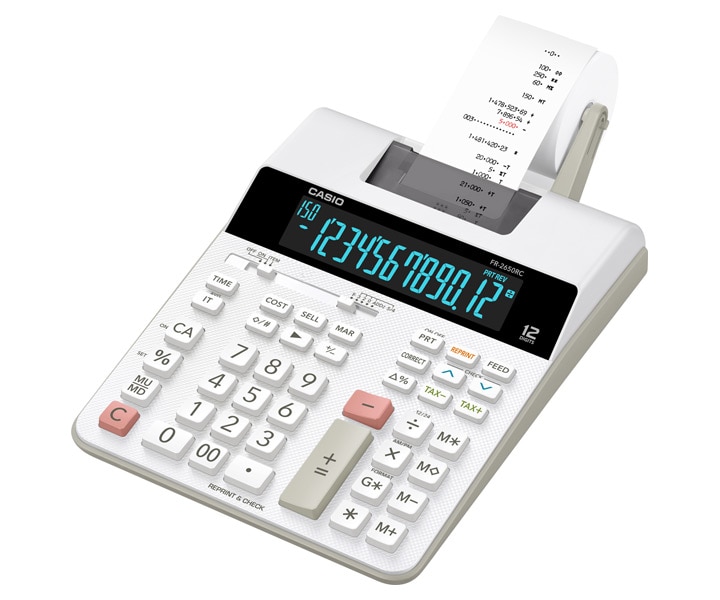 Calculadora Con Impresora Casio Fr-2650rc/ Blanca