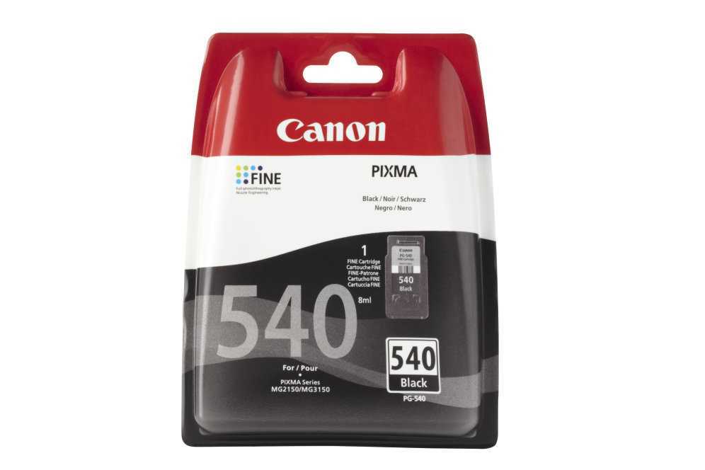 Canon Cartucho Tinta Negro Pixma Pg-540 Mg2150/3150 Blister Y Alarma