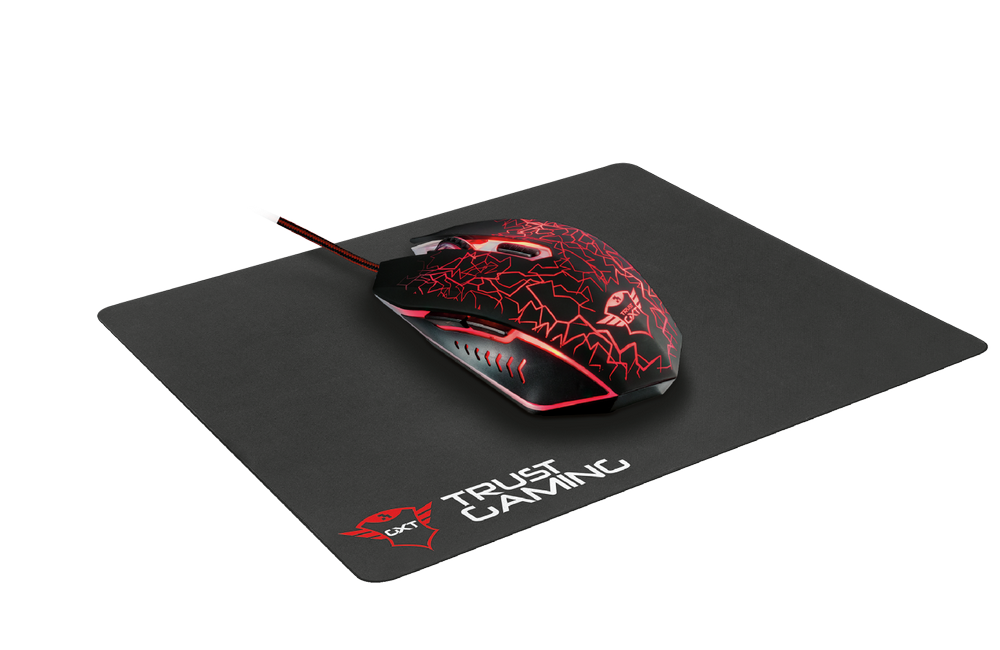 Trust Gaming Mouse Gxt783 Izza + Mouse Pad