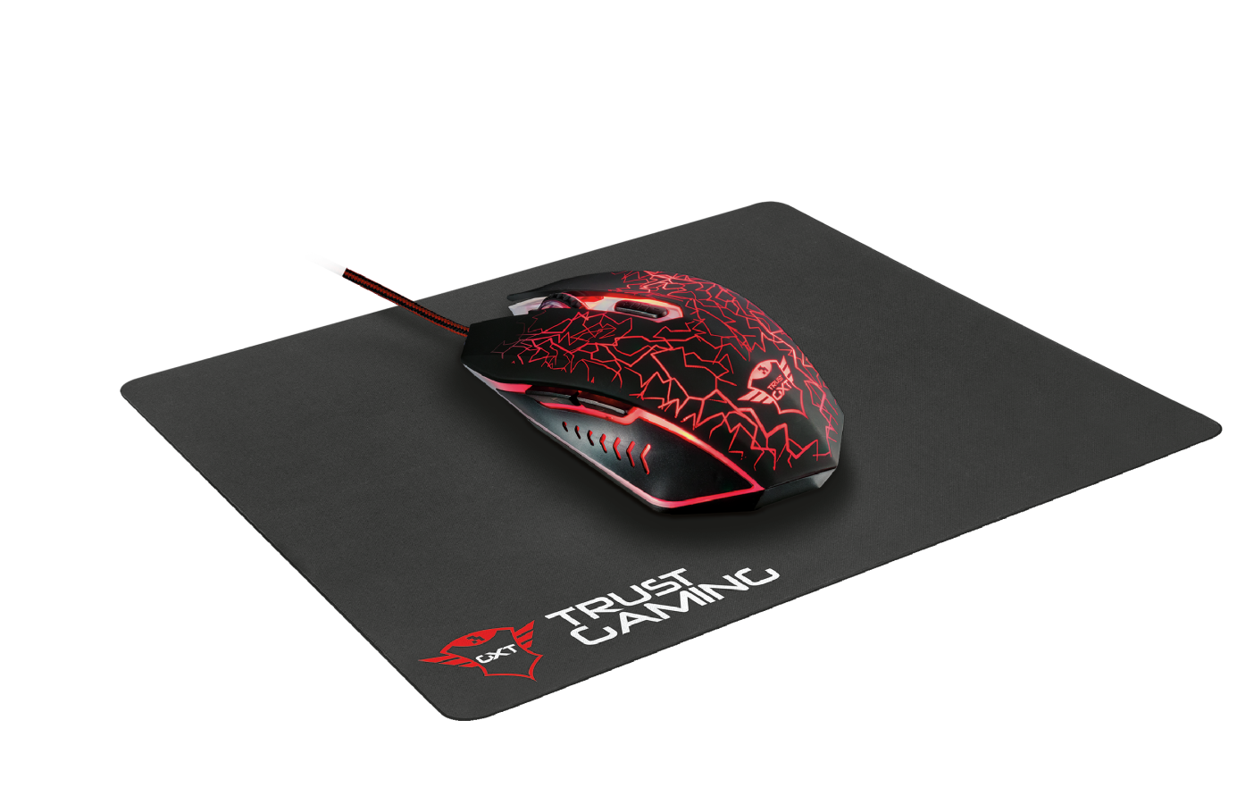 Trust Gaming Mouse Gxt783 Izza + Mouse Pad
