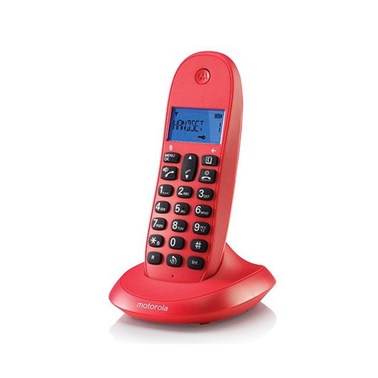 Telefone Sem Fios Motorola C1001 Cereja 