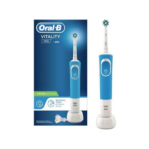 Oral-B Vitality 100   Blue Crossaction   Hangable Box