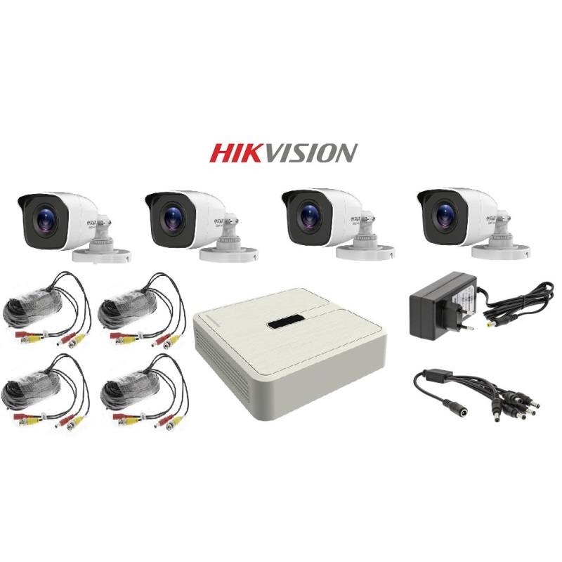 CCTV Kit With 4 Hikvision Cameras