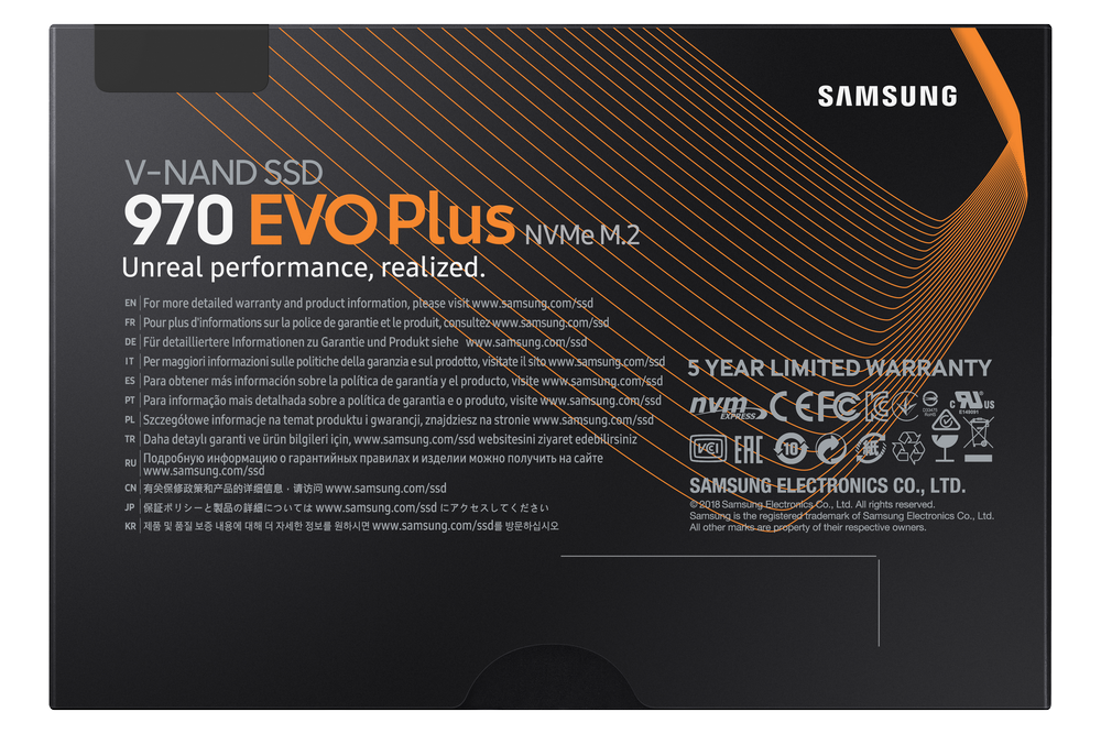 Ssd M.2 Pcie Nvme Samsung 250gb 970 Evo Plus 3500/2300-250k/550k Iops