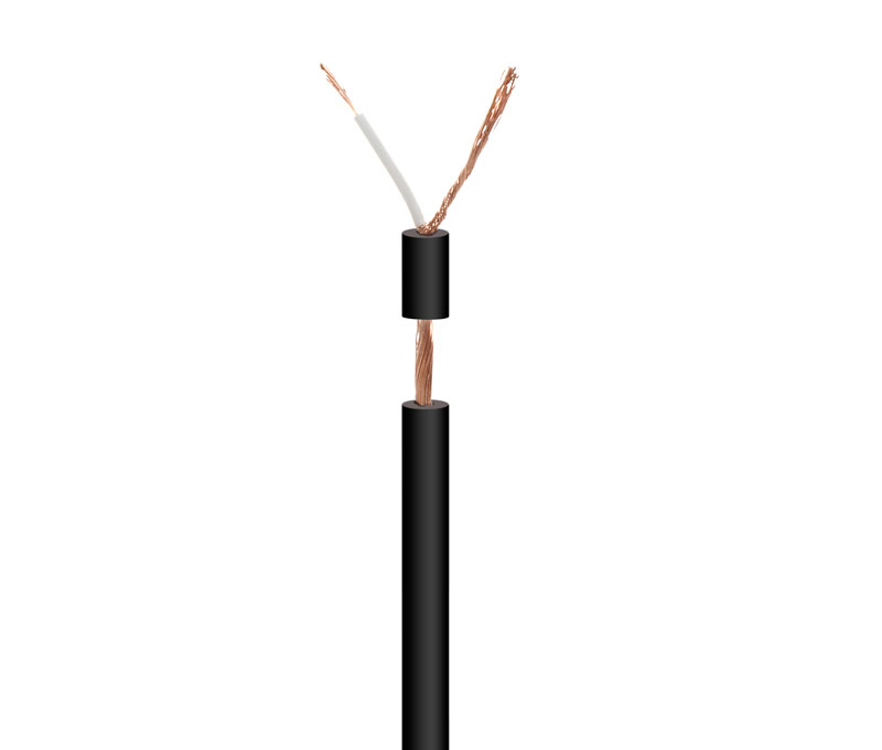 Cable para Micrófono Mono, Negro 100m
