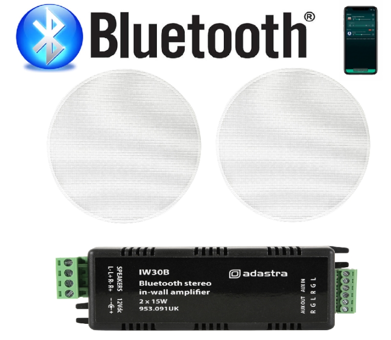 Altavoces de Techo Con Amplificador Bluetooth