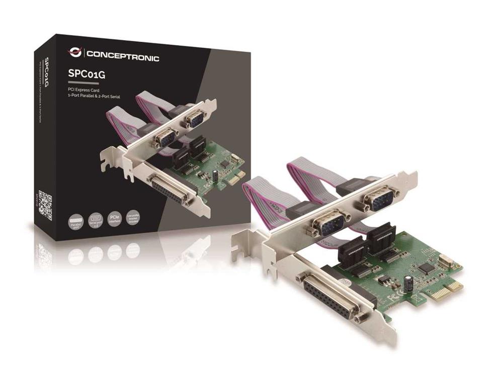 Conceptronic Pci Card 1x Parallel & 2x Serial
