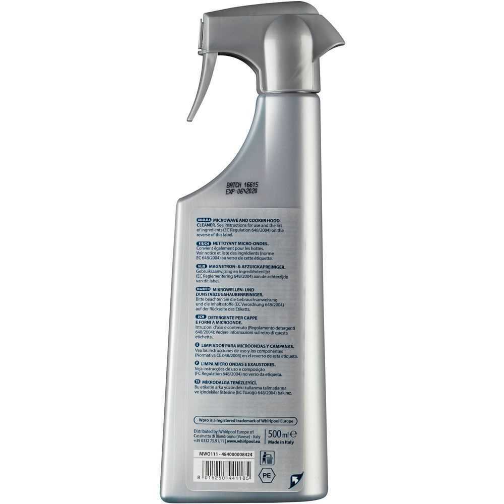 Wpro Spray Limpa Microondas 500ml