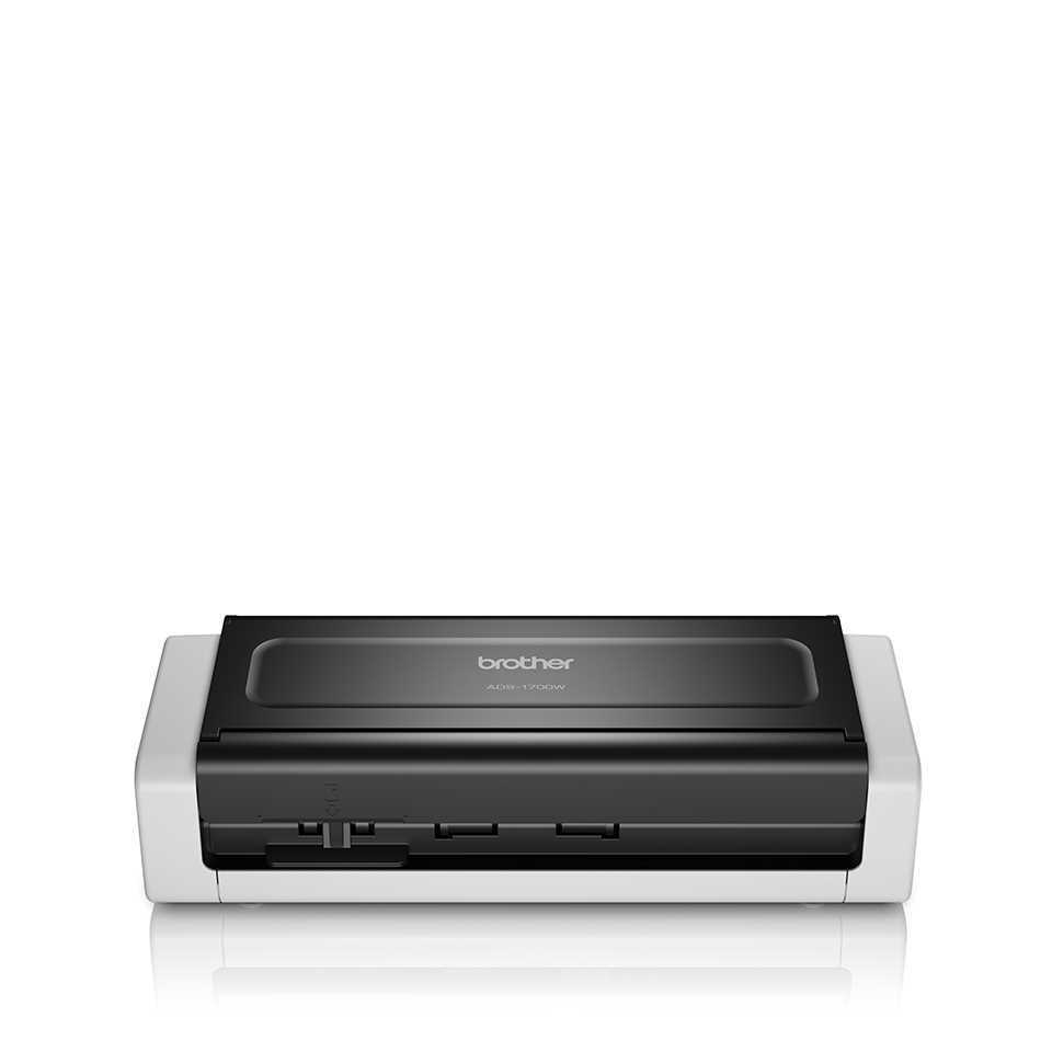 Scanner Portátil Duplex Wi-Fi Colorido Brother Ads-1700 7,5 Ppm 1200 Dpi Branco 