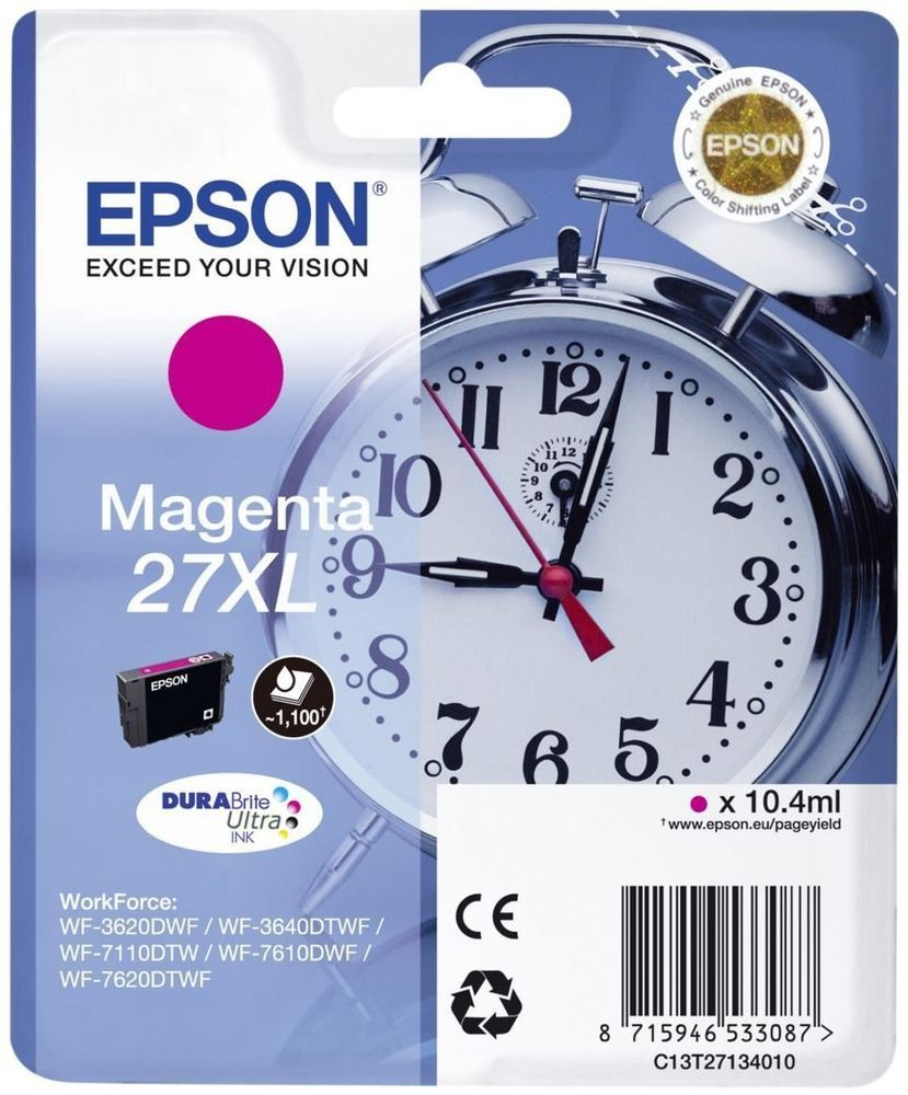 Tinteiro Compatível Epson T27xl Magenta