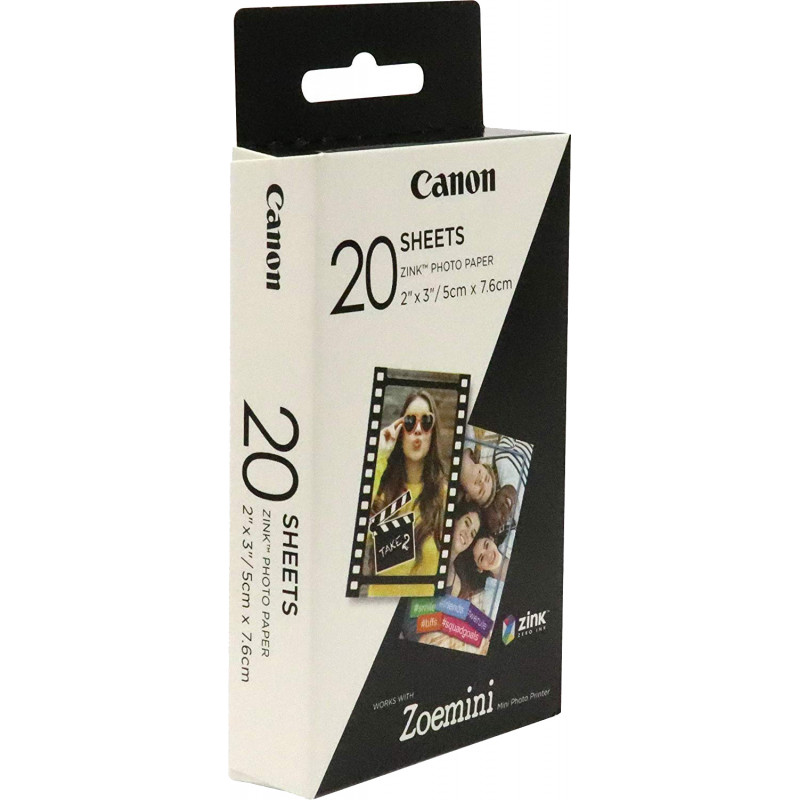 Papel Canon Zink Paper Zp-2030 20 Sheets Exp Hb
