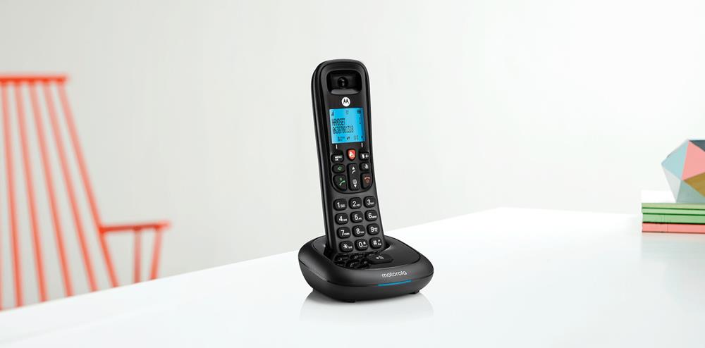 Telefone Sem Fios Motorola Motorola Cd4001 (F29000k38b1a) Preto 