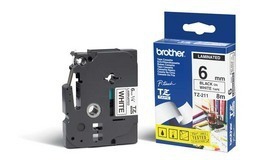 Brother P-Touch Tze211 White/Black (8m X 6mm)