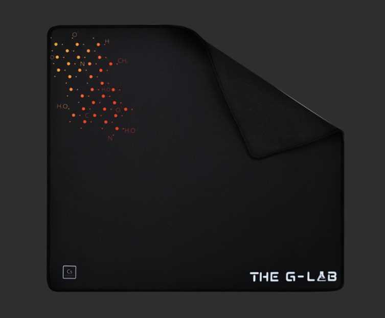 The G-Lab Pad Caesium Alfombrilla de Ratón para Juegos Negro, Multicolor