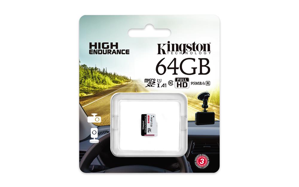 Kingston Technology High Endurance Memoria Flash 64 Gb Microsd Clase 10 Uhs-I