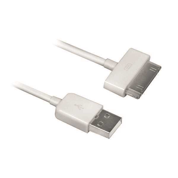 Ewent Cabo Usb2.0 To Apple 30 Pin White 1.5mt