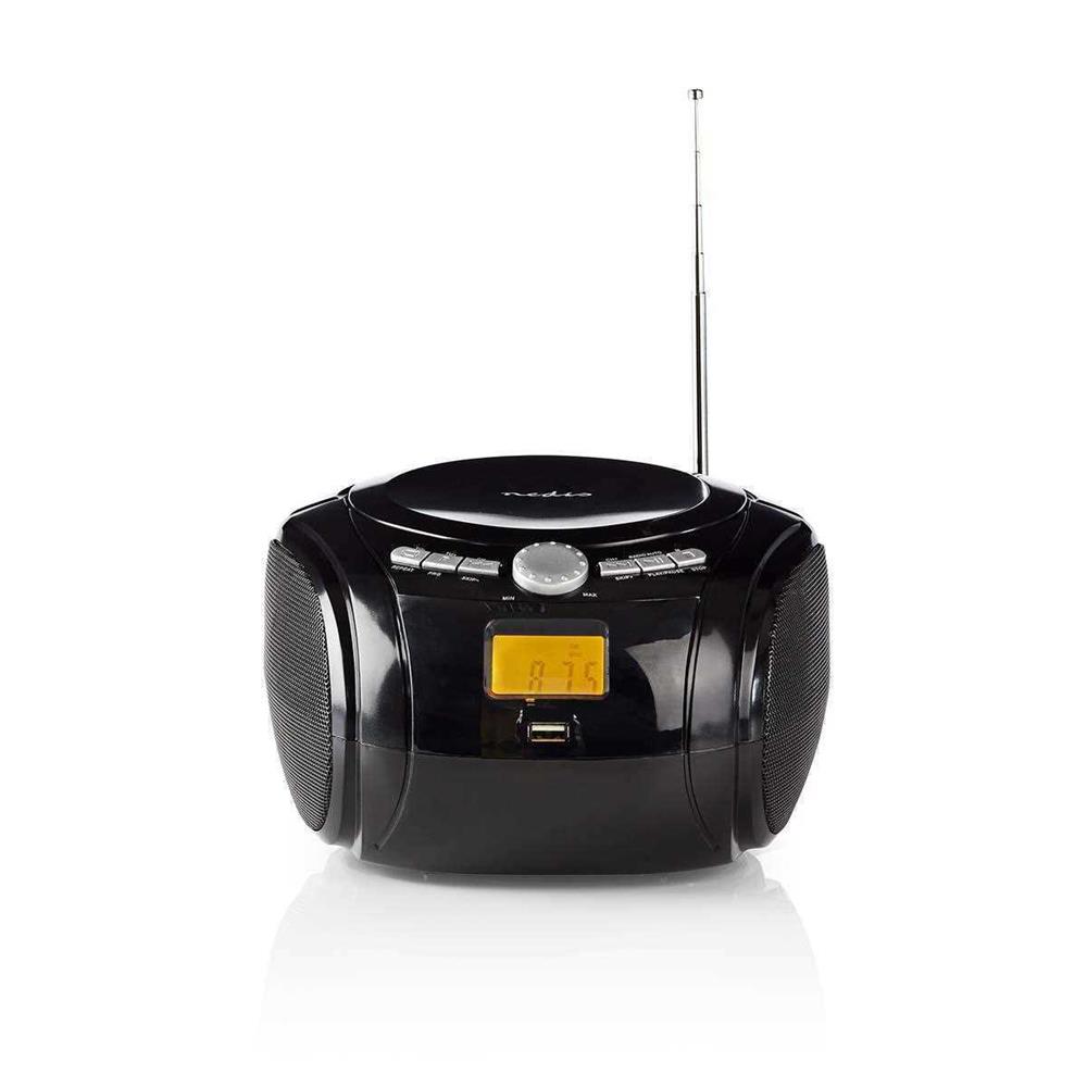Boombox 9 W Bluetooth Cd Player / Rádio Fm Preto