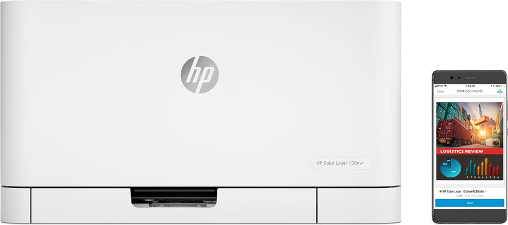 Hp Color Laser 150nw Colour 600 X 600 Dpi A4 Wi-Fi