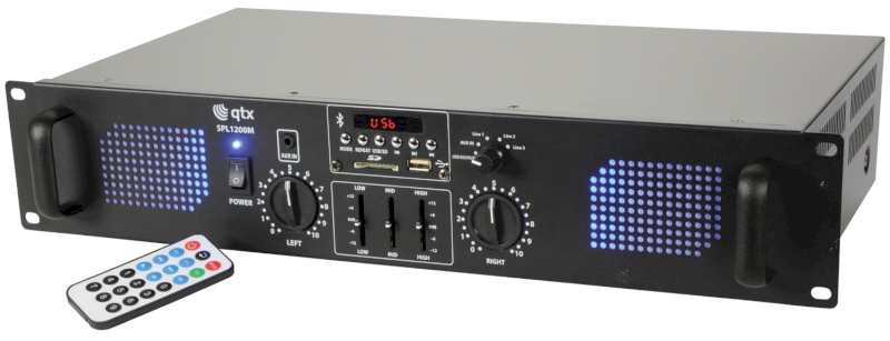 Amplificador Estéreo Spl Con Bluetooth Usb/Sd/Fm