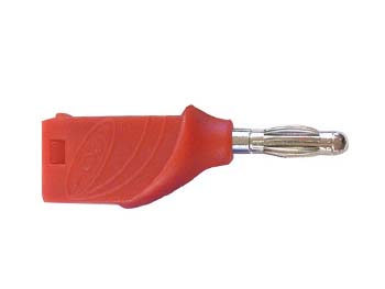 Conector Banana 4mm Apilable - Rojo